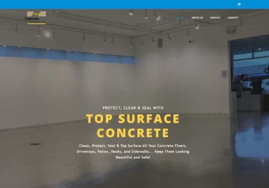 Top Surface Concrete - Sunshine Coast (BC) concrete polishing, sealing, re-surfacing and more.