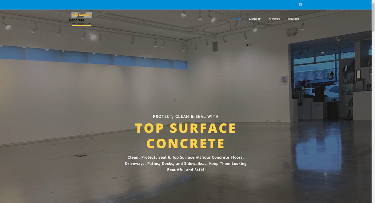 Top Surface Concrete - Sunshine Coast (BC) concrete polishing, sealing, re-surfacing and more.